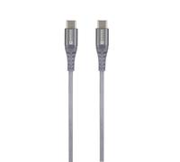 Skross Câble USB USB 2.0 USB-C® mâle, USB-C® mâle 1.20 m gris sidéral rond,