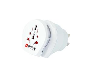 Skross Combo World - Adattatore per Australia/Cina, colore: Bianco