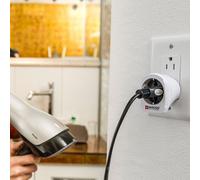 Skross Country Travel Adapter Europe to USA - Adaptateur pour prise d'alimentation - power CEE 7/7, Europlug (F) pour Nema 5-15 (M) - blanc - Amérique du Nord