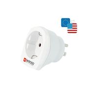 SKROSS 1.500203C-E, Adaptateur Pays Europe vers US, Adaptateur de Voyage pour Les Voyages d'europe vers Les Pays Qui utilisent la Norme américaine