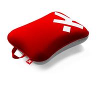 SKROSS - Mini Oreiller de Voyage - Oreiller de Voyage Ultra Confortable en Mousse à Mémoire de Forme 100% PU - Doublure Lavable - Utilisation pour Avions, Trains et Voitures - Couleur Rouge