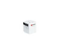 SKROSS MUV Micro Adaptateur de Voyage Universel Compact - Blanc, USB 2,4A