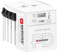 Skross MUV USB A/C 65PD Adaptateur de voyage avec câble USB-C, monde entier