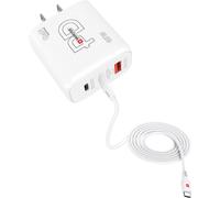 Skross Power Charger 65W PD GaN Combo+ US Chargeur USB 65 W 1x USB-A, 2x USB-C® Power Delivery blanc