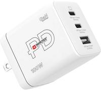 Skross Power Charger Combo+ 100W US Chargeur USB 100 W 2x USB-C®, 1x USB-A Power Delivery blanc intérieure USB Power Delivery (USB-PD), GaN