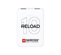 Skross Reload 10 Powerbank (batterie supplémentaire) 10000 mAh Li-Ion blanc Affichage du statut