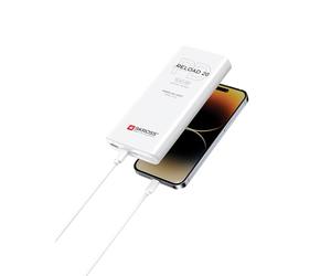 SKROSS - Reload 20 100W PD - Chargeur Portable - Powerbank 20000 Mha - 3 Ports USB de Charge Rapide et câble USB-C de 20 cm Inclus