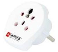 Skross travel adapter india / israel / denmark to europe G
