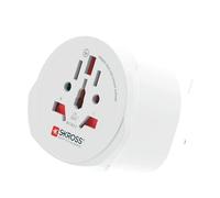 SKROSS World to UK Adaptateur de voyage universel vers prise britannique 7 A 100-250 V pour ordinateur portable, sèche-cheveux et électronique - Compact et sûr