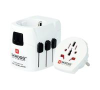 SKROSS World Travel Adapter PRO Light USB - World - Adaptateur secteur - 1575 Watt - 6.3 A (USB, alimentation) - blanc Blanc G