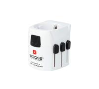 Skross - World Travel Adapter With Ground Plugs, Without Schuko Top (