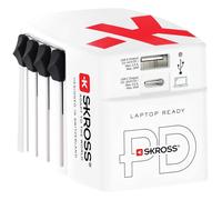 Skross World USB Charger A/C 45PD avec câble USB-C, monde entier