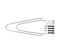 SKS 10988 Entretoises pour tôles enfichables Velo 42 Urban, spéciales pour fourches à ressort Suntour, argent (1 paire)