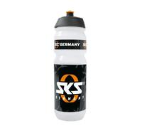 SKS GERMANY LOGO BOTTLE LARGE Gourde de 750 ml au design (accessoire de vélo pour tous les porte-bidons courants, valve push-pull anti-fuite, forme ergonomique, bouchon amovible)