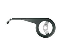 SKS GERMANY CHAINBOW Black 175MM Garde-chaîne vélo, Accessoire vélo (adapté aux dérailleurs, avec Fonction télescopique, fabriqué en Plastique et Aluminium résistant aux Chocs), Noir