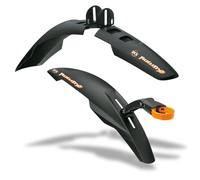 SKS Jeu de garde-boue pour vélo Rowdy 10078 – clipsable avant/arrière 20–24 pouces Noir