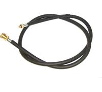 SKS 2184-10137 Tuyau de pompe pour compresseur de course avec nipple SV en laiton, noir
