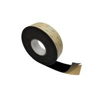 SKS 858 Ruban adhésif floqué en nylon avec 3M 467MP, noir, 600 mm x 20 m, épaisseur 0,80 mm x1 morceau