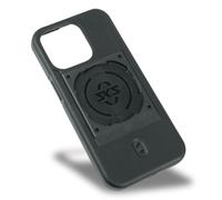 SKS Allemagne Coque de Protection Compit pour iPhone 14 Pro en Plastique résistant à l'usure avec Fixation pour système Compit (Sensation Confortable, Absorption des Chocs, avec Dispositif de
