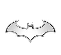 SKS Distribution® 3D Batman Chauve-Souris en Acier Inoxydable chromé de Haute qualité Voiture emblème Badge en.