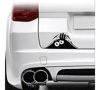 SKS Distribution® 3D Cartoon Funny Peeking Monstre en Vinyle Autocollant de Voiture Motif emblème Badge en