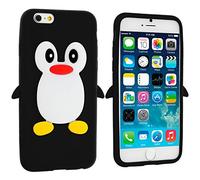 SKS Distribution® Noir Mignon Pingouin Manchot Etui Coque Housse pour Apple iPhone 6 Plus