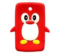 SKS Distribution® Rouge Mignon Pingouin Manchot Etui Coque Housse pour Samsung Galaxy Tab 3 7.0 P3200