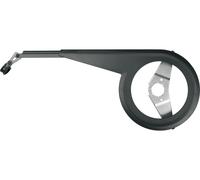 SKS GERMANY CHAINBOW Black 175MM Garde-chaîne vélo, Accessoire vélo (adapté aux dérailleurs, avec Fonction télescopique, fabriqué en Plastique et Aluminium résistant aux Chocs), Noir