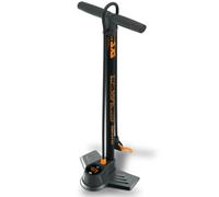 SKS Pompe à pied Air-X-Plorer Digi 10.0 – Manomètre LED 144 psi / 10 bar – Noir/Orange