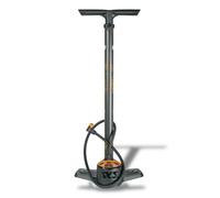 SKS Germany AirKOMPRESSOR CLIK TEC 10.0 Pompe à Pied (CLIK TEC Tête de Pompe pour Le système Schwalbe Clik Valve, Grand manomètre de précision, Long Tuyau Haute Pression, Tube en Acier Stable