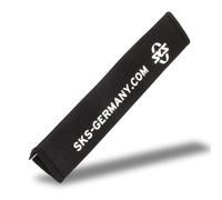 SKS GERMANY CHAINSTAY Protector Protection des Bases, Accessoires de vélo (en néoprène particulièrement Extensible, avec Fermeture Velcro Extra Longue, Protection sûre Contre Les Rayures)