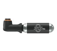 SKS Germany CLIK ACE Pompe à Cartouche CO2 pour Schwalbe Clik Valve | Éjection réglable, boîtier isolant, pour cartouches à vis de 16 g et 24 g, 31 g sans cartouche