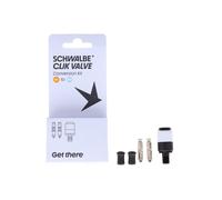 SKS Germany Clik Valve DV Conversion Kit + Adapter Accessoires vélo Taille unique Argent