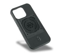 SKS GERMANY COMPIT Coque de protection pour iPhone 15 Pro avec dispositif de fixation pour système COMPIT (agréable au toucher, absorbant les chocs, avec dispositif de fixation, en plastique résistant