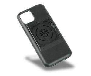 SKS GERMANY COMPIT Cover pour iPhone 11 Pro Étui pour téléphone Portable avec Dispositif de Fixation (Compatible avec Le système COMPIT, en Plastique bi-composant résistant, Toucher agréable), Noir