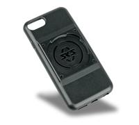 SKS GERMANY COMPIT Cover pour iPhone 6/7/8/SE Étui pour téléphone Portable avec Dispositif de Fixation (Compatible avec Le système COMPIT, en Plastique bi-composant résistant, Toucher agréable), Noir