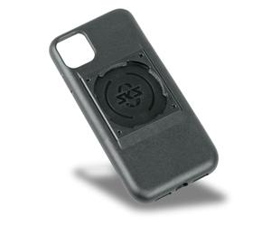 SKS GERMANY COMPIT Cover pour iPhone XR/11 Étui pour téléphone Portable avec Dispositif de Fixation (Compatible avec Le système COMPIT, en Plastique bi-composant résistant, Toucher agréable), Noir