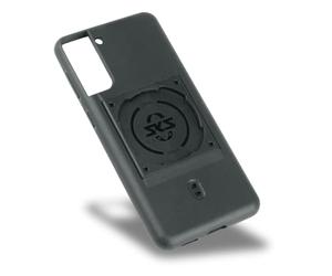 SKS GERMANY COMPIT Cover pour Samsung S21+ 5G Housse de Portable avec Dispositif de Fixation (Compatible avec Le système COMPIT, en Plastique bi-composant résistant à l'usure, Toucher agréable), Noir