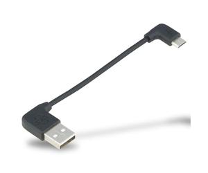 SKS GERMANY COMPIT KABEL Micro USB, câble de charge court avec fiche coudée, câble de charge Android (accessoire pour le système COMPIT, pour recharger avec le powerbank COM/UNIT, pratique et discret)
