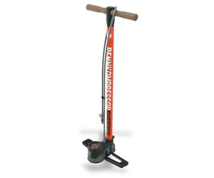 SKS Germany Compresseur de Course Pompe d'amortissement à Suspension (manomètre numérique Haute Pression, Fonction de décharge de Pression, Long Tuyau Flexible en Acier caoutchouté, Tube en métal et