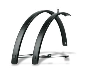 SKS GERMANY Edge AL 56 Set Garde-Boue, Accessoires pour vélo (Garde-Boue en Aluminium, Grande stabilité, Fixation Facile, adapté à Presque Tous Les Cadres, avec système de sécurité ESC), Noir
