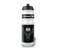 SKS GERMANY Hirsch Bottle Large 750 ML Design de cerf, Accessoires de vélo Fermeture Shiva, pour Tous Les Porte-bidons Courants, Valve Push-Pull Anti-Fuite Unisex-Adult, Transparent, 750ml