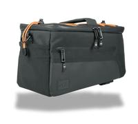 SKS Germany Infinity Urban TRUNKBAG Sacoche de vélo (Montage avec Sangles Hypalon ou Plaque d'adaptateur, Double Filet de Rangement, Housse de Pluie, bandoulière, Passants réfléchissants)