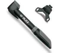 Sks Germany Injex Lite Zoom Minipumpe (Zweikomponentenkunststoff, Druck Max.: 10 Bar / 144 Psi, Teleskopfunktion, 2 Punkt-Pumpenhalter, Staubschutzkappe), Schwarz