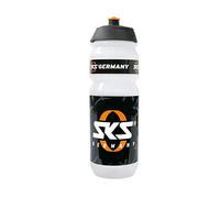 SKS GERMANY LOGO BOTTLE LARGE Gourde de 750 ml au design SKS GERMANY (accessoire de vélo pour tous les porte-bidons courants, valve push-pull anti-fuite, forme ergonomique, bouchon amovible)