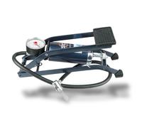 Pompe à pied SKS Picco bleue métallisée