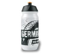 SKS GERMANY TEAM GERMANY BOTTLE SMALL Gourde de 500 ml au design sportif (accessoire pour tous les porte-bidons courants, valve push-pull anti-fuite, forme ergonomique, bouchon amovible)