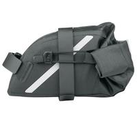 SKS GERMANY Trail Saddle Bag L Sacoche de Selle pour vélo (Sacoche de vélo, étanche, Fermeture rolltop, pour VTT et Gravel, Supports réfléchissants) Noir