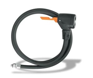 SKS Germany Tuyau de Pompe à vélo avec tête MV Easy Noir 1200 mm