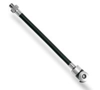 SKS Germany ZIPFLINGER Adaptateur de Chambre à air pour Tous Les Types (Compatible avec la tête Multi, Facilement sur Les valves AV/SV & DV, Longueur: 175 mm) Unisex-Adult, Black, Standard 11161